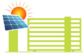 Puerta corredera solar